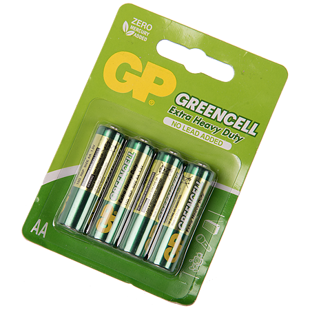 Baterie R6, zin, carbon, AA, 1,5 V