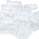 Set accesorii pentru sina perdea sau draperie, plastic, alb, 2 m