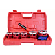 Set clupa filetat manuala Dedra 07A78, otel, 3/8", 1/2", 3/4", 1", 1 1/4"