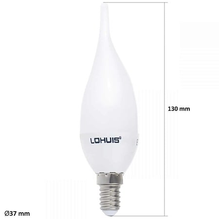 Bec Lumanare Fantezie Cu Led 5W E14 Eco Lohuis Lumina Rece