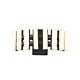Aplica LED Piano AP1, KL141023, 6W, 4000K, negru, alb