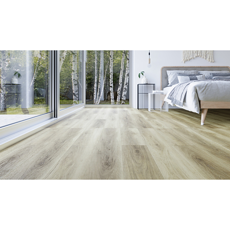Pardoseala SPC 4 mm Korner Natural Floor, stejar Abris, clasa de trafic comercial 34, imbinare click i4F, 1240 x 182 mm