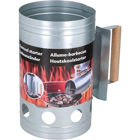 Dispenser pentru aprins gratarul BBQ Collection, otel zincat, 25.5 x 16.7 x 27.4 cm 