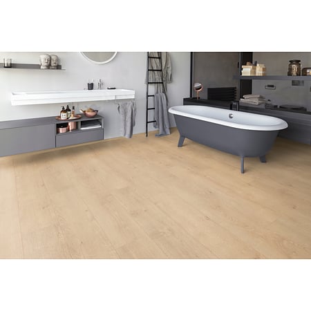 Parchet laminat 8 mm Egger NatureSense Aqua Stejar Newbury deschis EL2035, nuanta deschisa, clasa de trafic 32, Aqua CLIC it! , 1292 x 193 mm