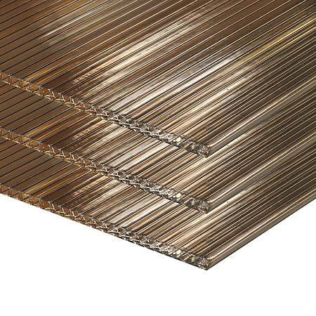 Policarbonat celular HG Carboplak, bronze, 6 m x 2,1 m, grosime 6 mm