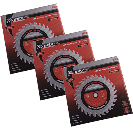 Disc debitare lemn, MTX, 190 х 20 mm, 36 dinti, bucsa 16/20