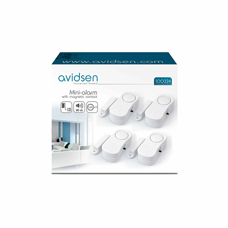 Alarma cu contact magnetic Avidsen, 4 bucati/set