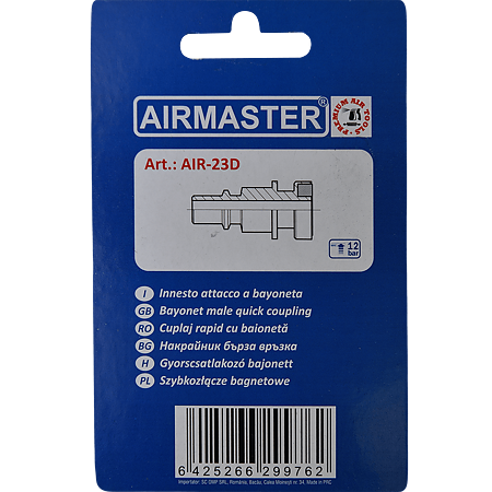 Cuplaj rapid, Airmaster, cu baioneta