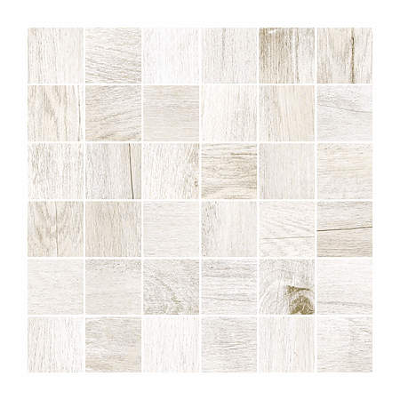 Mozaic ceramic Cesarom Pavimento, rectificat, PEI IV, R10, mat, lemn, gri, 30 x 30 cm