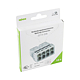 Conector imbinare Wago Push Wire, pentru conductori unifilari, 8 x 2.5 mmp, 10 A, gri, 10 bucati