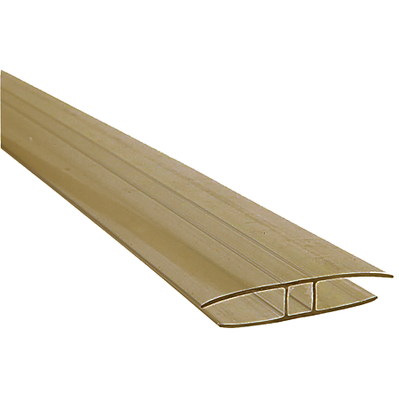Profil H policarbonat bronz, grosime 10 mm, lungime 6 m, SM