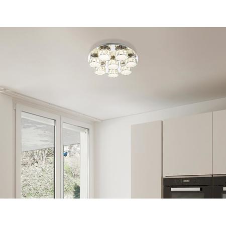 Plafoniera Amur 49350D5, 8 X LED, 64 W, D 50 cm, H 11 cm