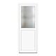Usa PVC secundara, alb, 78 x 190 cm, stanga, 4 camere, geam 1/2