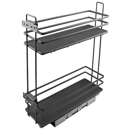 Cos Jolly bucatarie TEKO-Premium, otel, antracit, extractie totala, amortizare, front 150 mm
