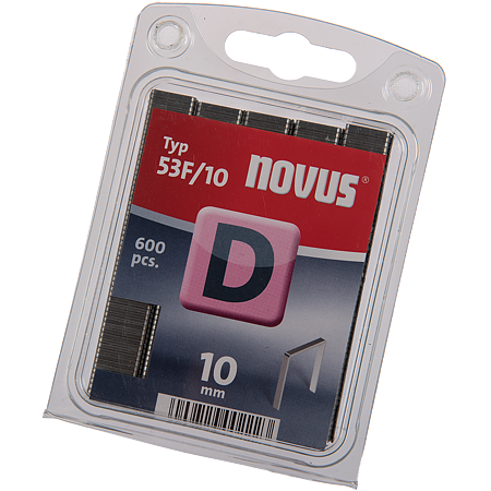 Capse Novus D53F, pentru capsatoare manuale si electrice, zinc, 11,3 x 10 mm, 600 buc