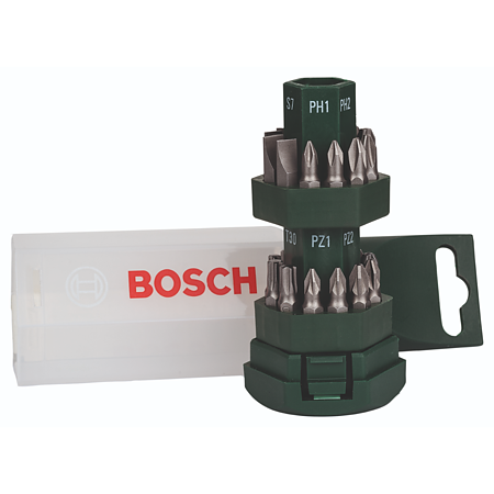 Set capete de surubelnita Big Bit Bosch, 25 piese
