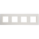 Rama decor 4 module Dahlia, Gewiss GW35904AW, alb