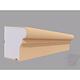 Solbanc decorativ exterior FP214, polistiren EPS 100, 120 x 115 x 2000 mm