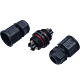 Conector submersibil de putere Anco, 3 fire, negru, 16 A, IP 68