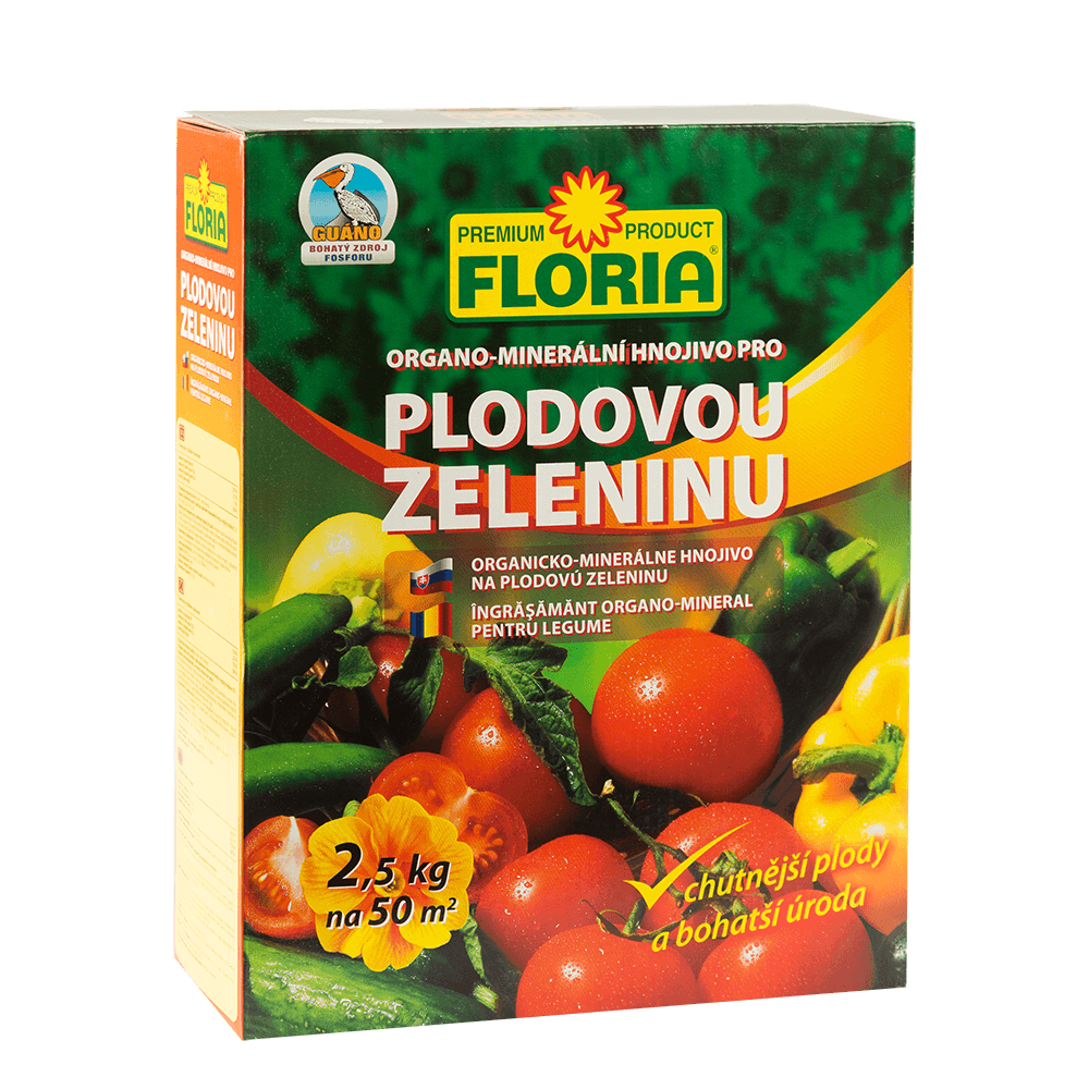 Ingrasamant granulat pentru legume cu fruct Floria, 2.5kg 2.5kg
