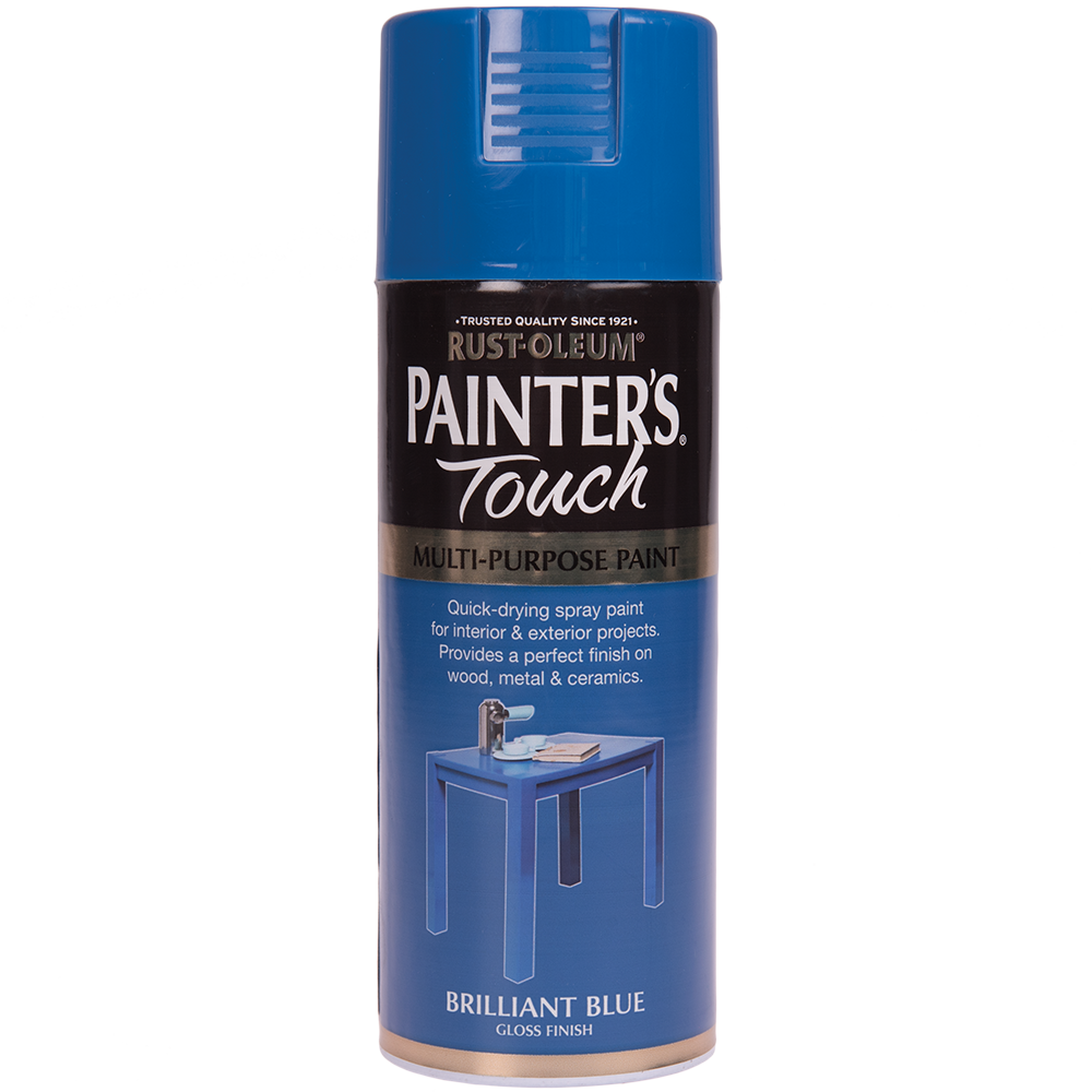 Vopsea spray decorativa Rust-Oleum Painter`s Touchs, albastru, lucios, interior/exterior, 400 ml 400