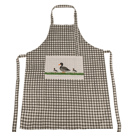 Sort Duck pentru bucatarie, gri, alb, bumbac,70 x 90 cm