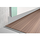 Profil de inchidere Shadow Gap SET S77, tip plinta, aluminiu, compatibil banda LED, argintiu, 80 x 3000 mm