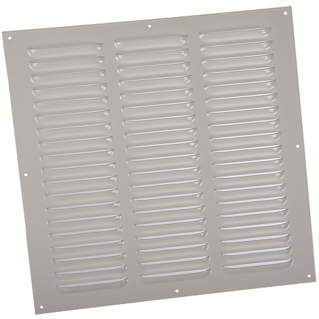 Grila metalica Vents, otel, alb, 305 x 300 mm
