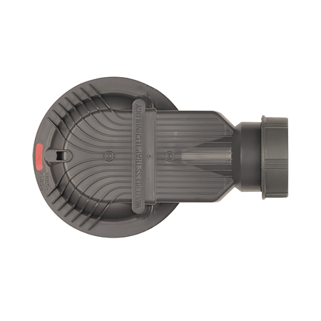 Sifon cadita dus / pardoseala Wirquin SlimPlus extra plat h=40 mm, corp ABS, anti miros, filtru de par, iesire Ø40 mm, debit 34 l/min, alb mat, 187 x 60 x Ø118 mm