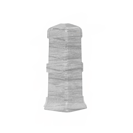 Colt exterior plinta parchet Korner Siena 80, stejar Phobos 828, PVC, 80 x 20 mm, 2 bucati/set