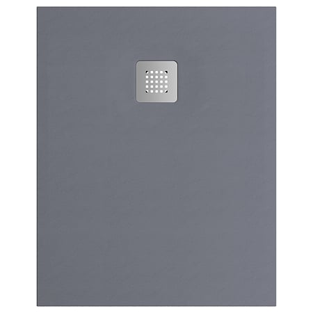 Cadita de dus Marmite, compozit, gri, dreptunghiulara, 1000 x 800 x 29 mm