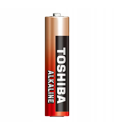 Set baterii alcaline Toshiba AAA, mangan-zinc, 1.5 V, 4 bucati 