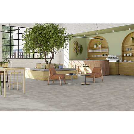Pardoseala LVT 4.4 mm Tarkett Progressive House Jason, impermeabil, nuanta medie, decor lemn, clasa de trafic comercial normal 31, sistem click, 1220 x 200 mm 