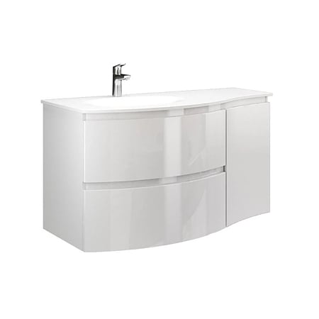 Lavoar Savini Due Armonia, compozit, asimetric, 105 x 13.2 x 50.5 cm
