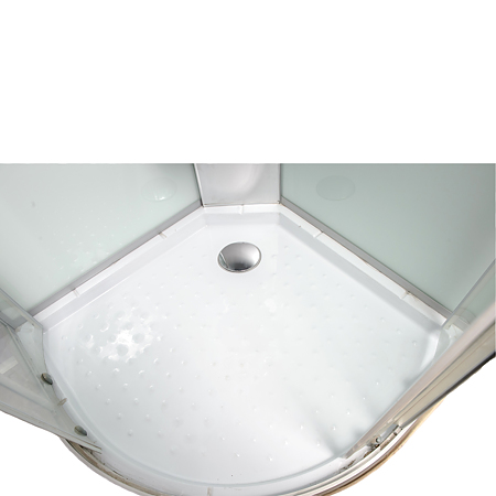 Cabina de dus cu hidromasaj Sanotechnik Rumba CL88 montaj dreapta, semirotund, geam transparent 05 cm, 90 x 90 x 215 cm