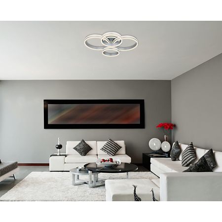 Plafoniera Rubyo, metal, 1 X LED, 90W, 850 X 680 mm