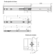 Glisiera cu bile 35 mm extensie partiala 550 mm FGV