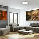 Plafoniera Cruz, metal, 1 x LED, 66 W, alb, 50 cm