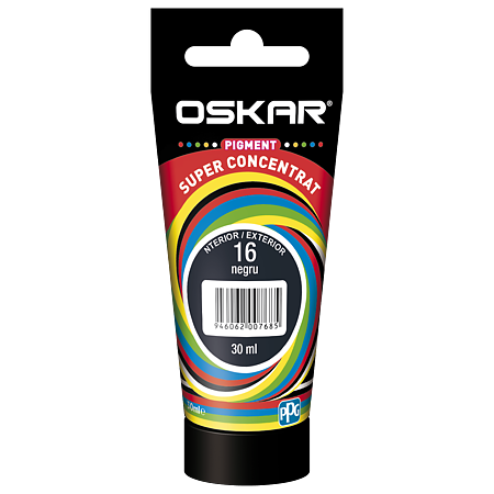 Pigment vopsea lavabila Oskar super concentrat, negru, 30 ml