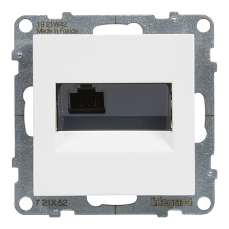 Priza de date Legrand Suno RJ45, categoria 6E, cabluri compatibile UTP
