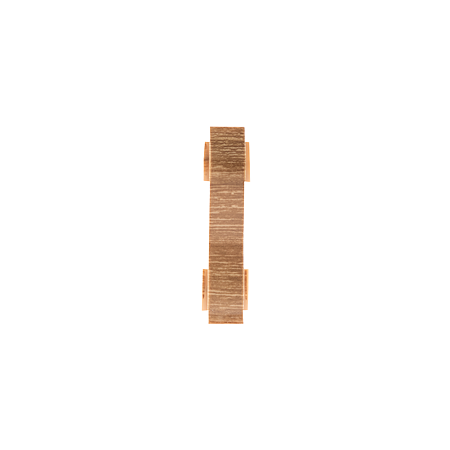 Set element de imbinare plinta Korner Perfecta 62, stejar amber 128, PVC, 62 x 23 mm, 2 bucati/set