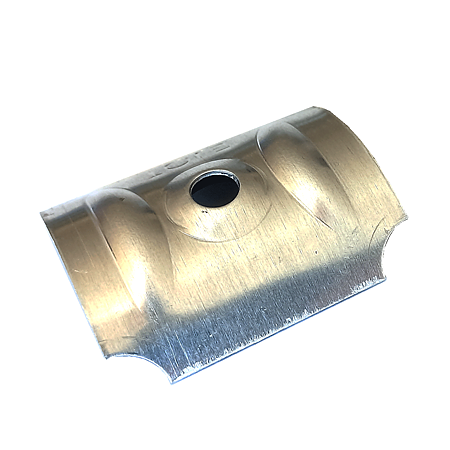 Cleme fixare policarbonat ondulat W24, aluminiu, 17 mm, 20 bucati/set