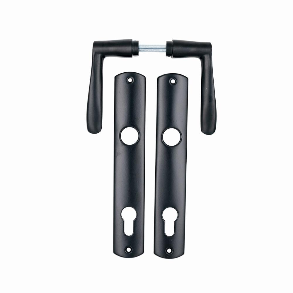 Maner tip sild pentru cilindru, aluminiu, negru, 90 mm