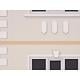 Brau decorativ de exterior FP309, polistiren EPS100 + mortar, 120 x 35 x 2000 mm