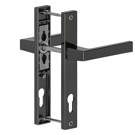 Maner usa PVC cu sild, aluminiu, antracit RAL 7016, 85 mm