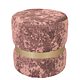 Taburet Ring, inel auriu, catifea roz E45, rotund, 38 x 38 x 40 cm