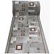 Traversa Print Dekart, polipropilena, gri/bej, 0.6 m