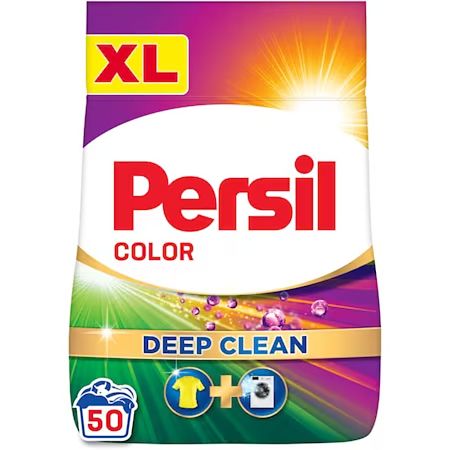 Detergent pudra Persil automat, rufe colorate, 3 kg/50 spalari
