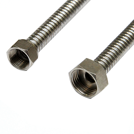 Racord apa, inox, 1/2'' X 3/8'' FI-FI/60 cm