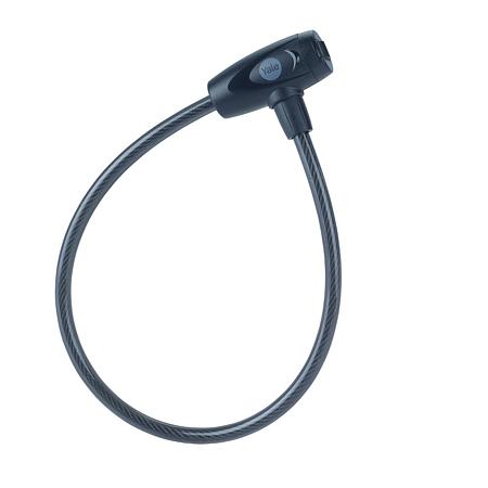 Cablu antifurt bicicleta, Yale, 2 chei, 60 cm